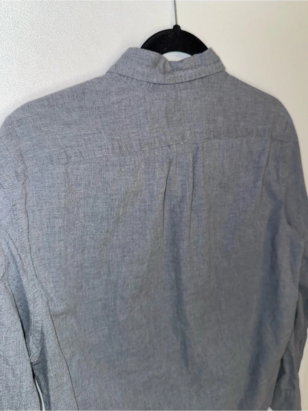 J. Crew Men’s LS Button-Down Slim Untucked Shirt in Blue Gray Size Medium